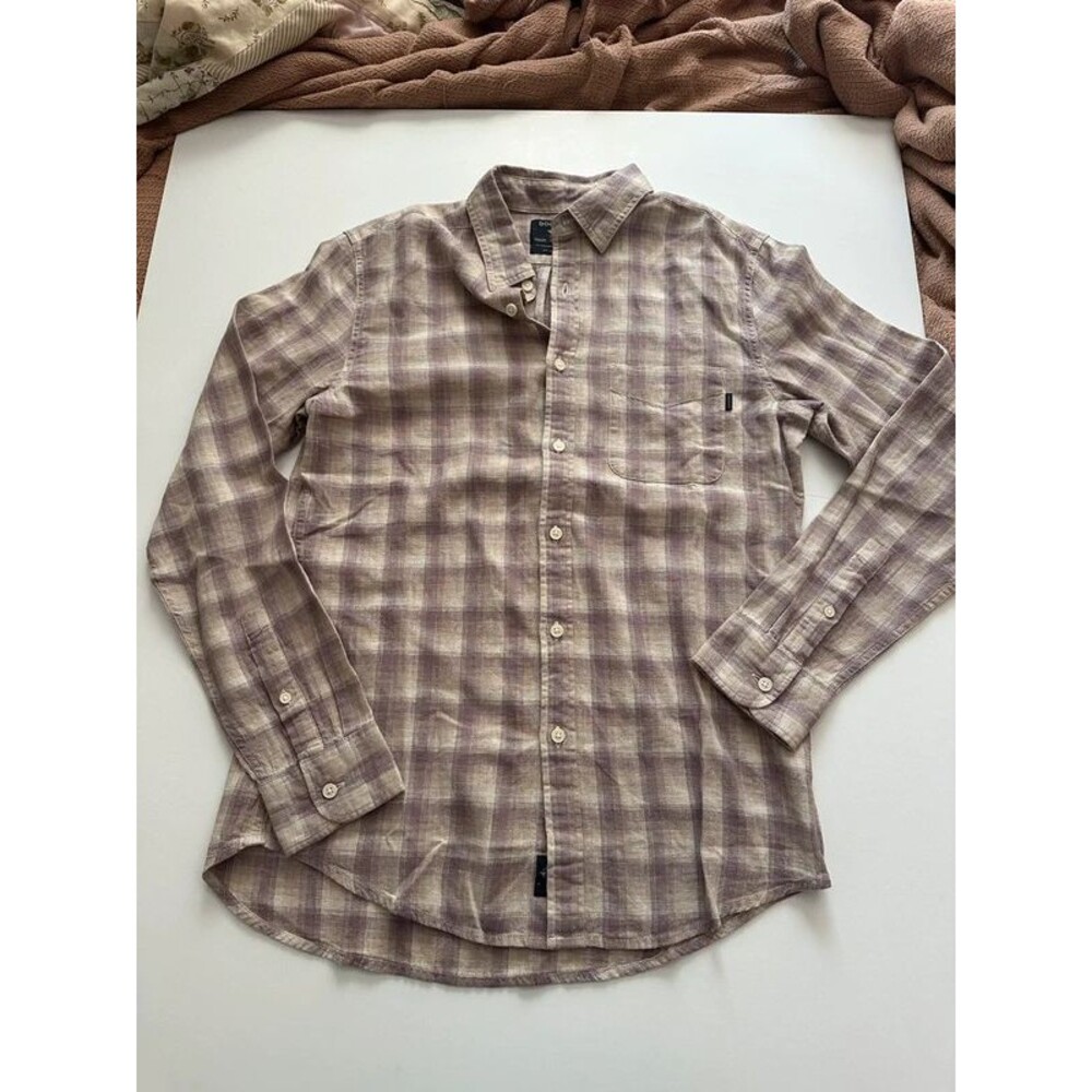 Dockers Slim Fit Linen Blend Flannel Shirt